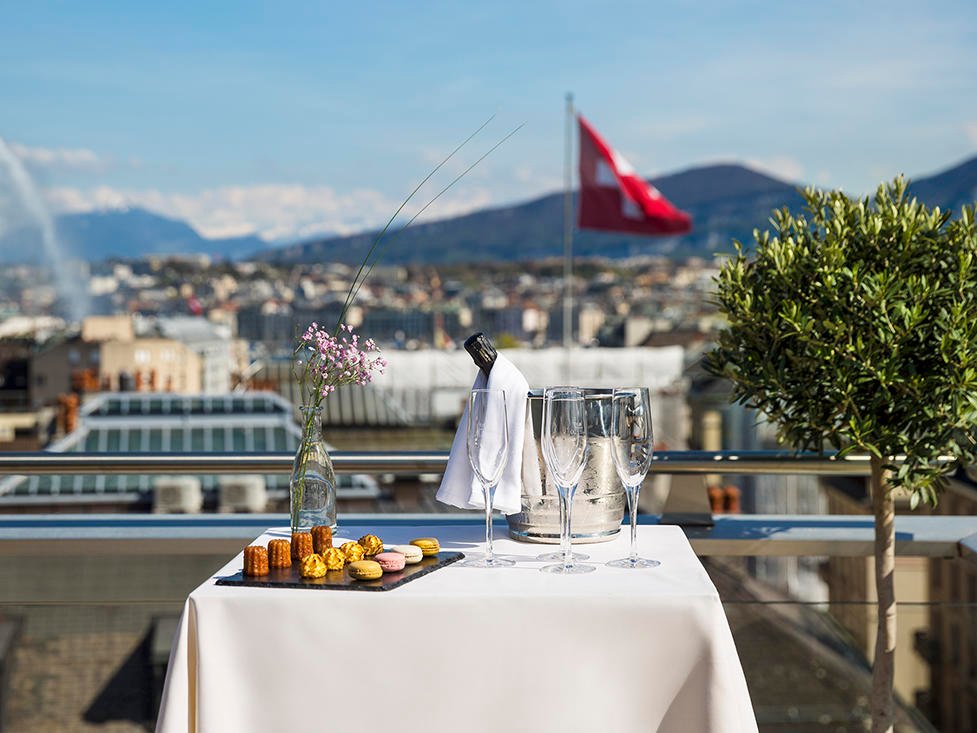 Penthouse Terrace Champagne And Chocolates Standard